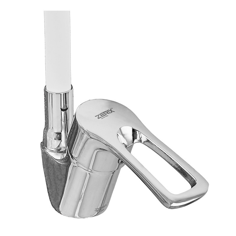Змішувач для кухні з силіконовим виливом Zerix YUT 181 Reflector White  (ZX5985 ( 16294 ) Харьков - изображение 7