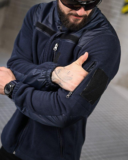 Тактическая флисовка DETROID  синяя ПП4747 Одесса - изображение 6