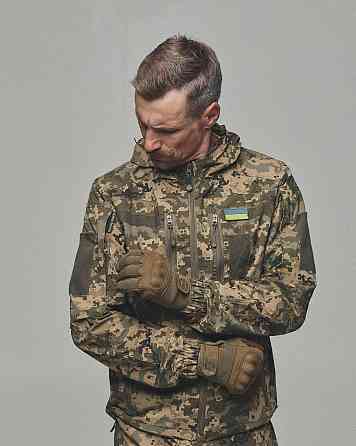 Тактичний демісезонний чоловічий піксельний костюм штани куртка, водонепроникна військова форма усі розміри Львів