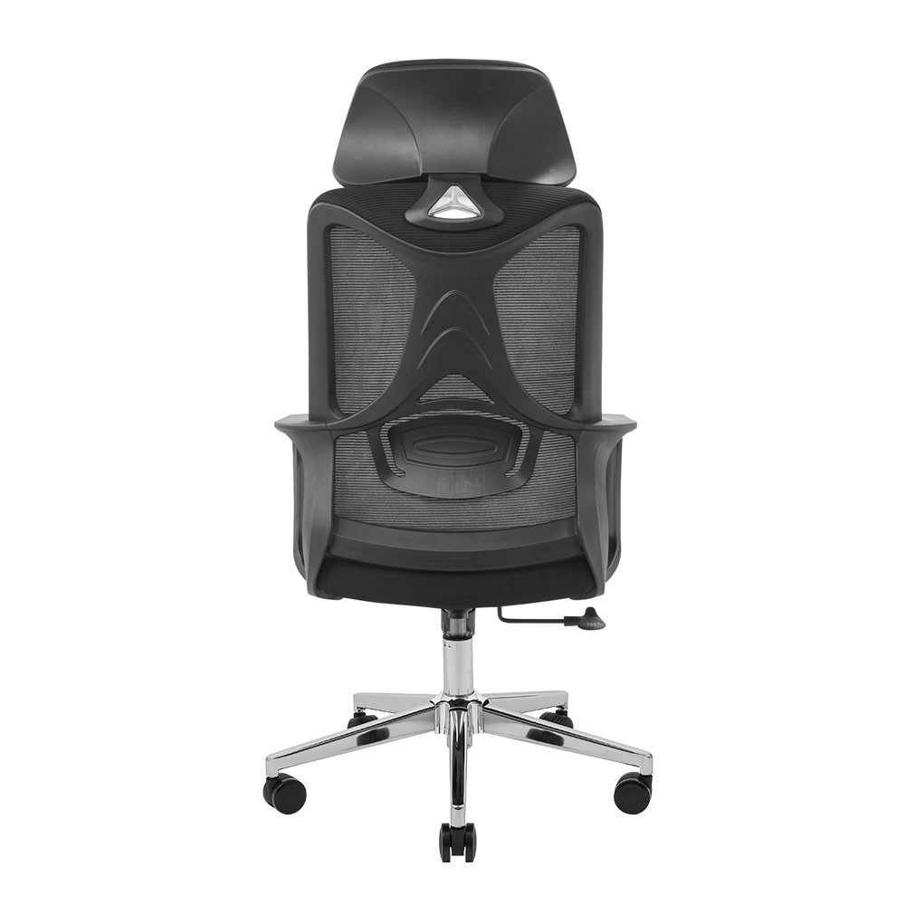 Офисное кресло руководителя Monero Хром M1 Tilt Черный Киев - изображение 4