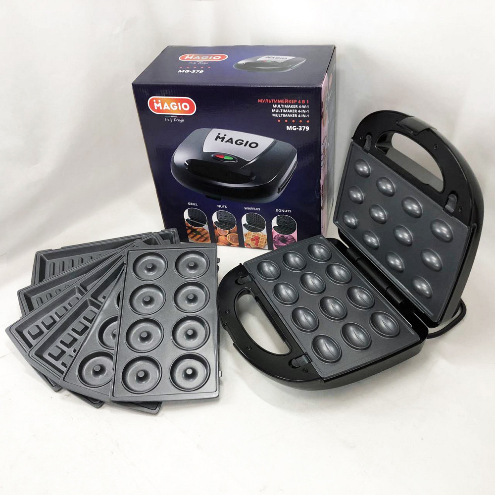 Багатофункціональна вафельниця зі змінними пластинами, Електровафельниці для кухні YR-86 Львів - фото 8