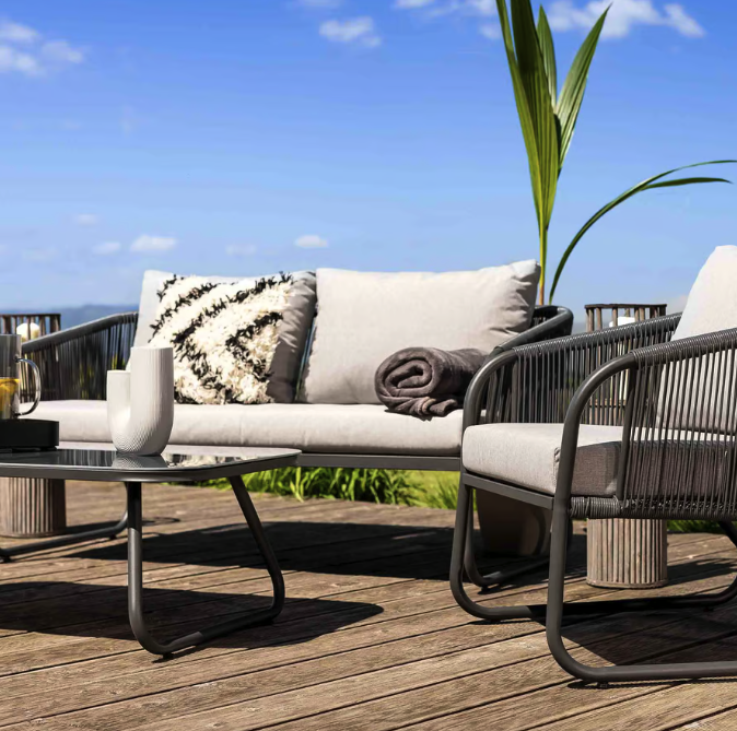 Комплект садових меблів Di Volio Paso сірий Киев - изображение 6