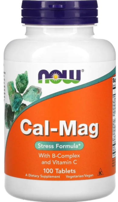 Натуральный кальций магний Now Foods Cal-Mag 100 таб Киев - изображение 1