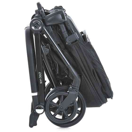 Коляска дитяча прогулянкова SPIN 360 ME 1138 Black Вінниця