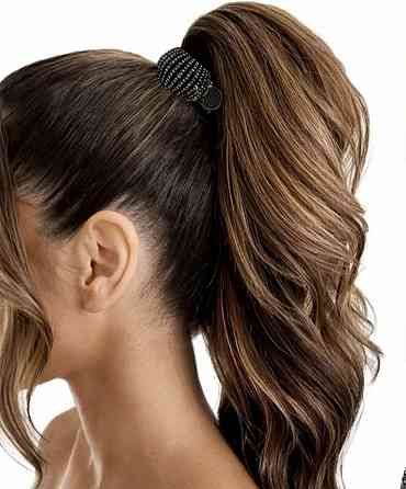 Затискач для волосся Чорний Сміла