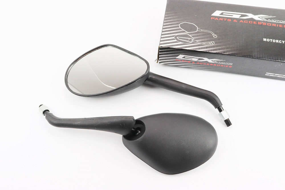 УЦІНКА Viper-V150A Дзеркала к-кт на мотоцикл "V150A" чорні (тріщина, див. фото) Киев - изображение 1