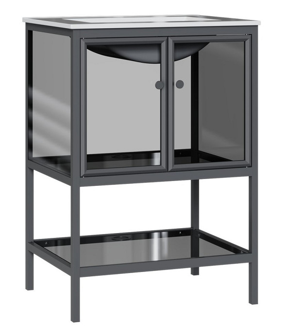 Тумба напольная металическая с умывальником AVKO RGF1841 60х46х85 см (2112401112) Киев - изображение 1