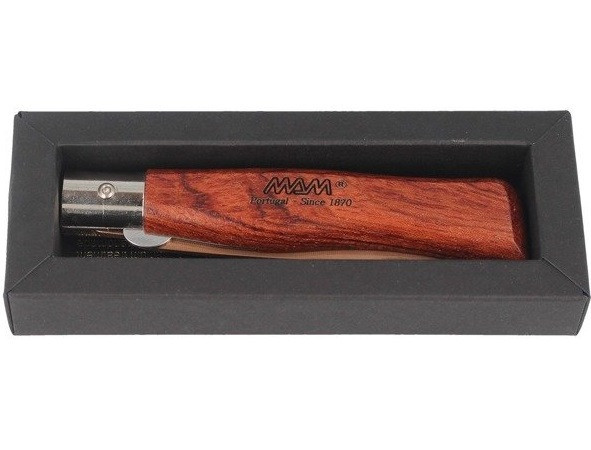 Універсальний Складаний Ніж із замком 9 см MAM "Bronze Titanium" Bubinga Wood (2009) Нержавіюча сталь Нововолинськ - фото 7