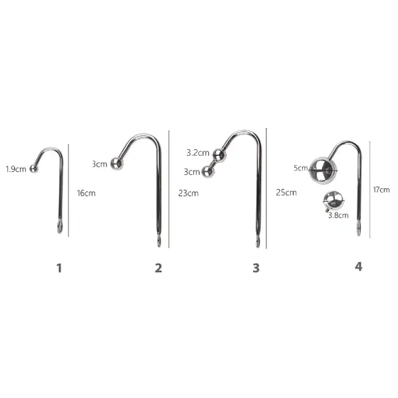 Анальний гак 4 із нашийником з натуральної шкіри Art of Sex - Anal hook, Чорний Львів