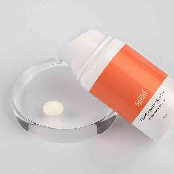 Легкий гель для лица с матирующим эффектом и SPF 35 Fluid Anti-stress SPF 35 Spani 50 мл Винница