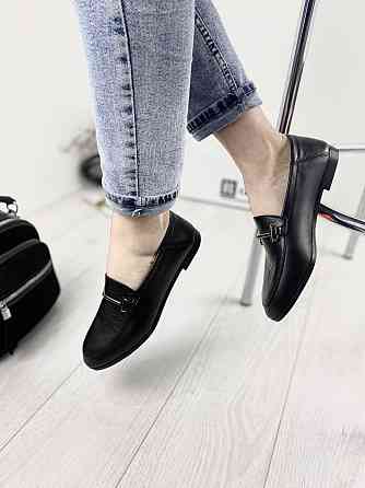 RONE Туфлі жіночі RONE 1056 чорні (весна-осінь, шкіра натуральна) (2669) Коломыя