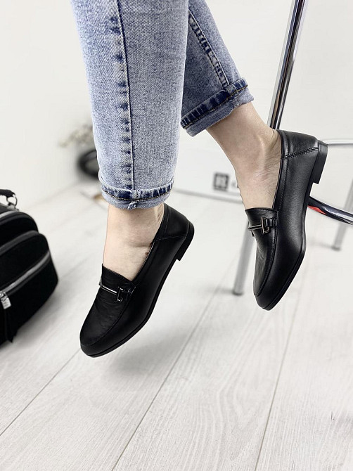 RONE Туфлі жіночі RONE 1056 чорні (весна-осінь, шкіра натуральна) (2669) Коломыя - изображение 5