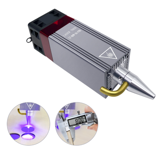 Лазерний модуль 80 Вт з подачею повітря для різання та гравірування Київ - фото 1