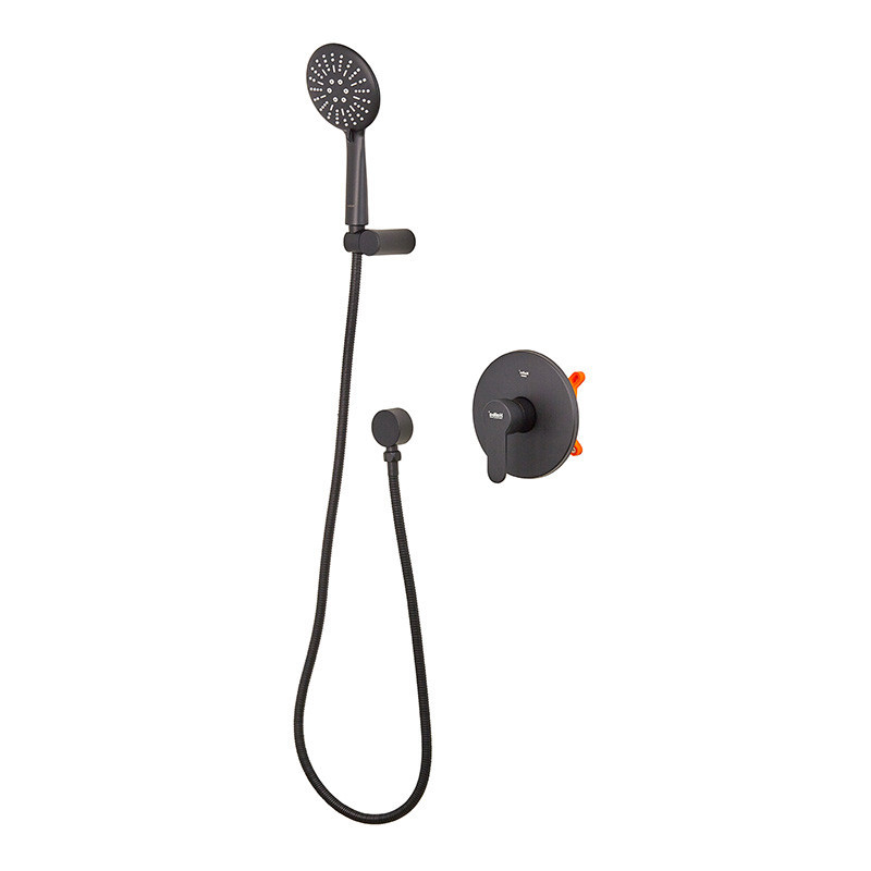 Чорний змішувач для душу Haiba Amanda 003 (Inner) HB3956 Харків - фото 5