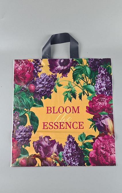 Пакет із петльовою ручкою спр п "БК Квіти" (38х42) 90 мк ДПА (50 шт.) Харків - фото 1