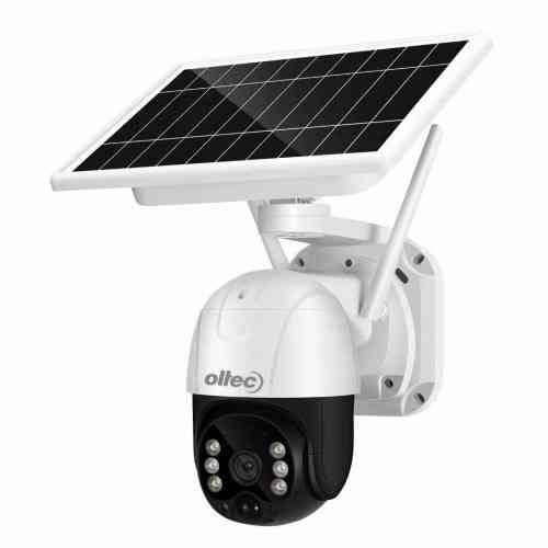 Беспроводная поворотная WiFi IP камера видеонаблюдения с солнечной панелью Oltec IPC-322SW Киев