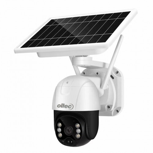 Беспроводная поворотная WiFi IP камера видеонаблюдения с солнечной панелью Oltec IPC-322SW Киев - изображение 1