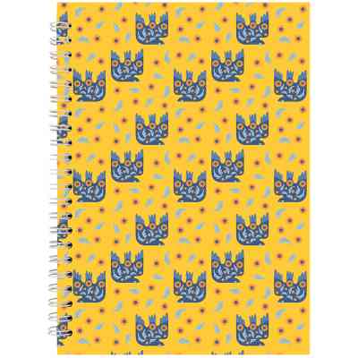 Блокнот Axent на спирали А5 96 листов, клетка, твердая обложка №24 (8032-24-A) Винница