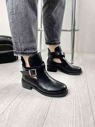 Жіночі черевики ANDNNON чорні еко-шкіра 39р. (1188) Коломия