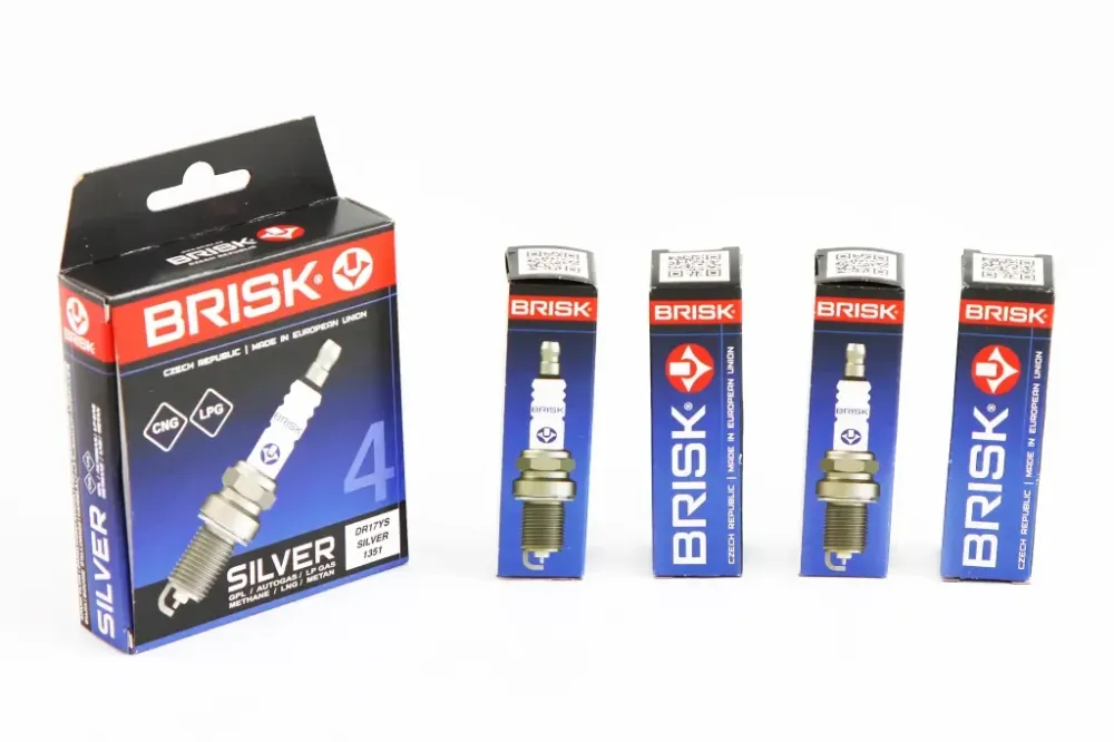 Свічки Brisk Silver 2112 газ (Lanos 1.6, Aveo 1.6, Lacetti 1.6, ключ на 16, зазор 0.7) Вінниця - фото 2