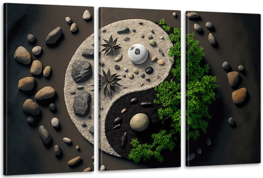 Модульна картина у вітальню/ спальню   Інь-Янь      ART-111_3A 100х150 см Київ - фото 1