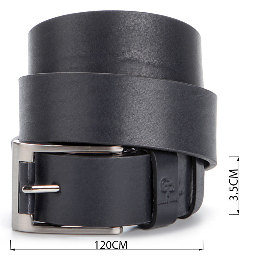 Ремень мужской GRANDE PELLE 00771 Синий Киев - изображение 4