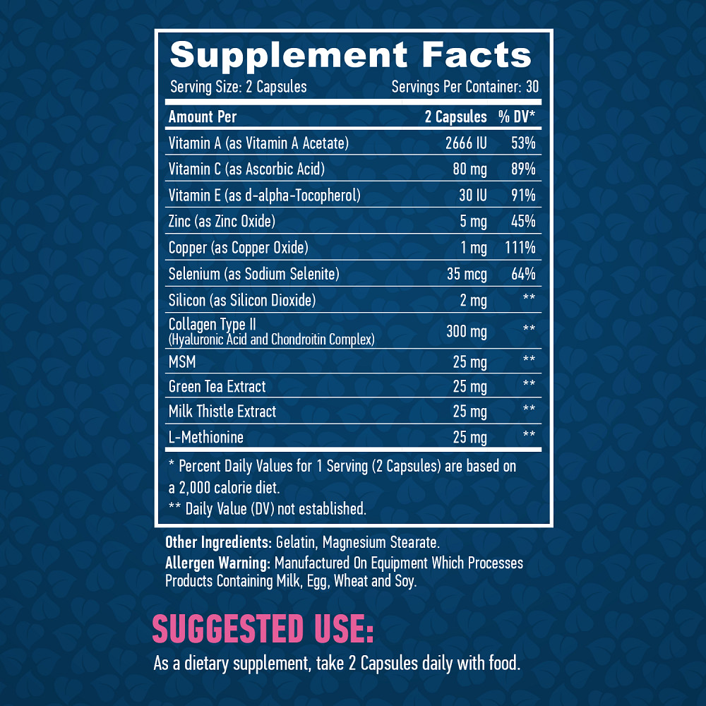 Витаминно-минеральный комплекс Haya Labs Hair, Skin and Nails 60 caps Луцк - изображение 2