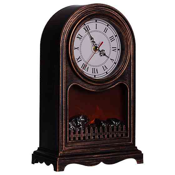 Yiwu Декоративний камін-годинник LED-підсвічування USB 14.5×12×27 (см) CR-3-5 Киев