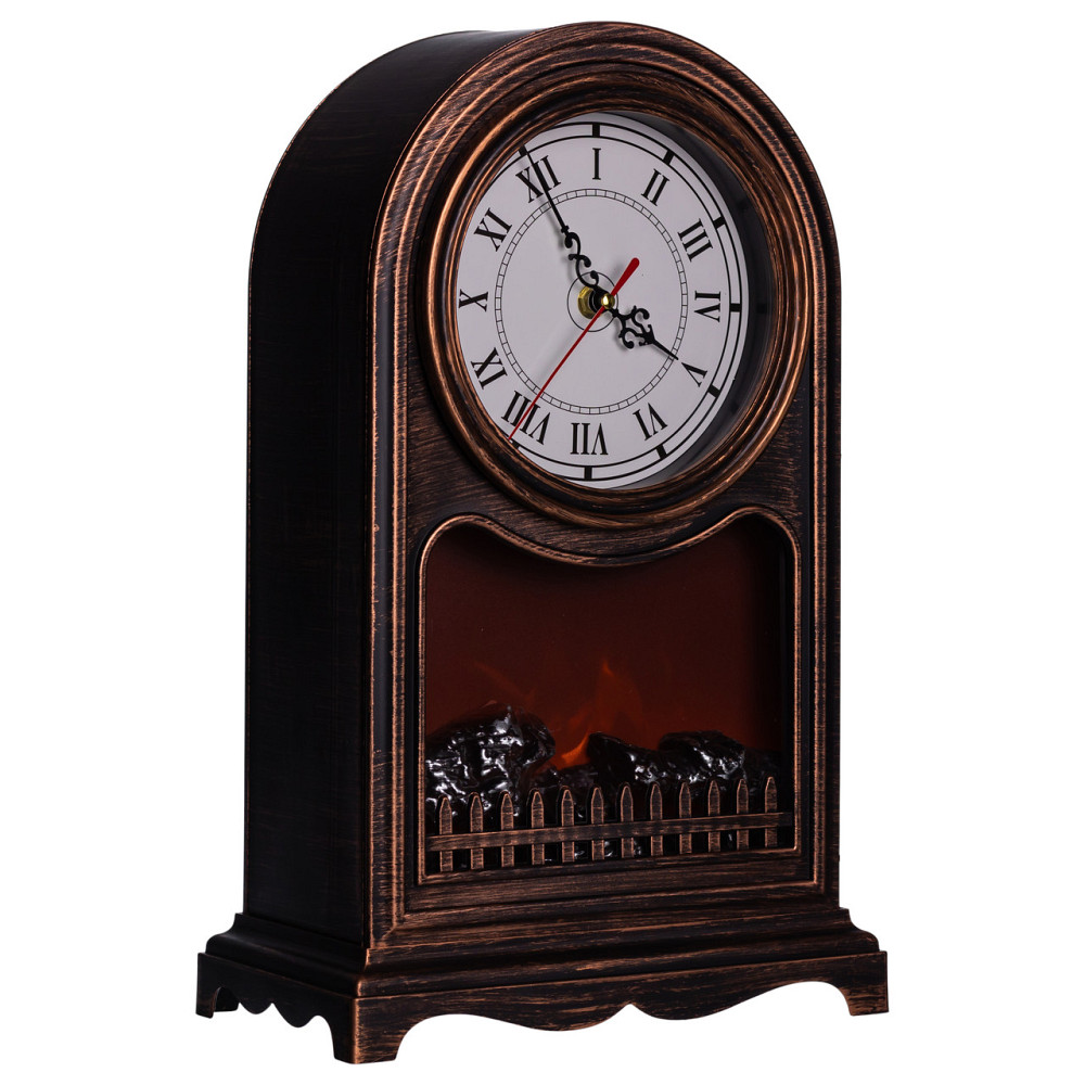 Yiwu Декоративний камін-годинник LED-підсвічування USB 14.5×12×27 (см) CR-3-5 Київ - фото 4