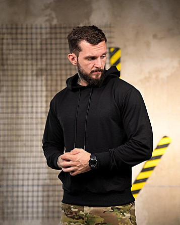 Милитари Худи Молодість black РП7408 Київ - фото 3