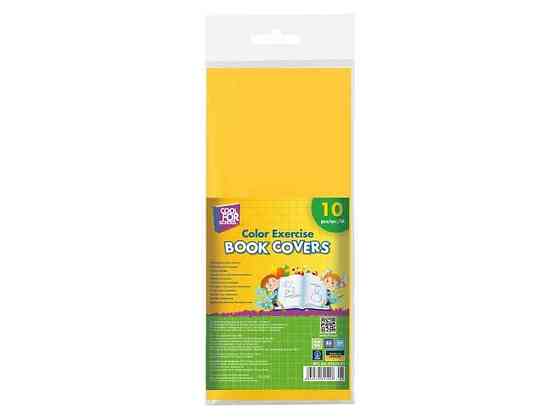 Обкладинки для зошитів 60мкм кольорові (уп. 10шт.) CF69124-05 ТМ COOLFORSCHOOL Solmir Київ