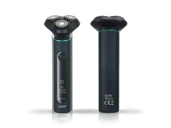 Аккумуляторная Электробритва VGR V-310 200 минут работы, 3 лезвия, LED-дисплей,аккмулятор 700мАч,USB Киев