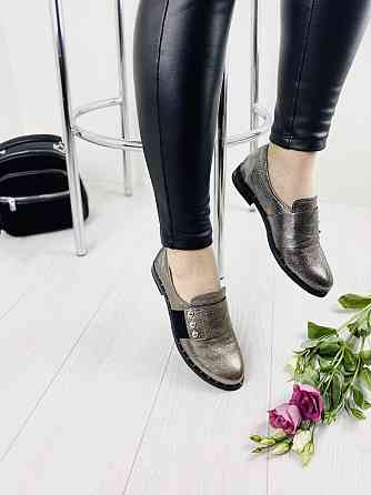 MILLI GOLD Туфлі жіночі MILLI GOLD 359-1705 срібні (весна-осінь, шкіра натуральна) (3308) Коломия