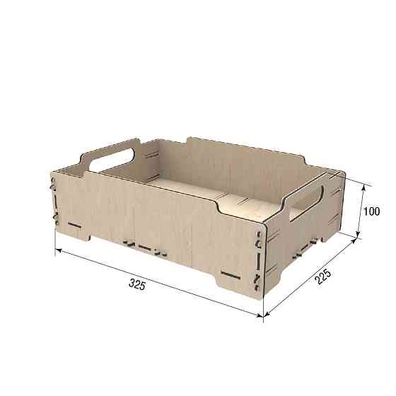 Коробка EKOSTAR з фанери 325x225x100 Київ