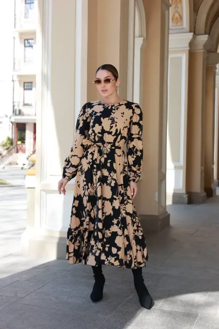 Трендова сукня міді з льону жатка Одеса - фото 13