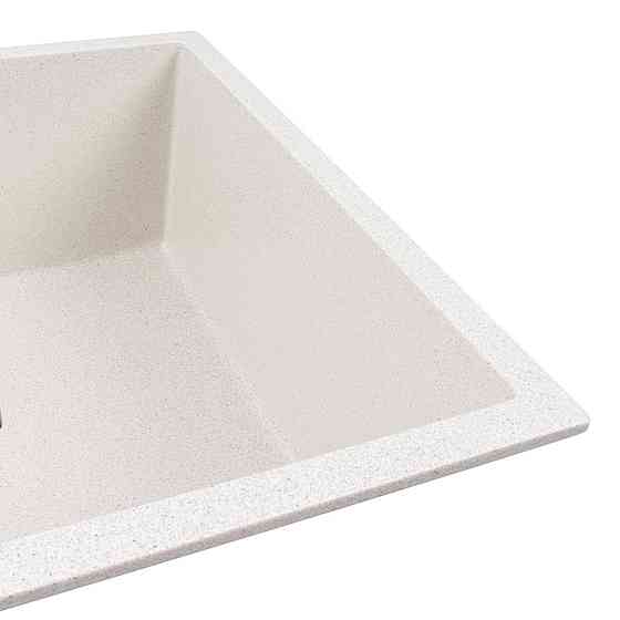 VALESO Кухонна гранітна мийка 5444 AMELI VALESO біла в крапку Коломыя