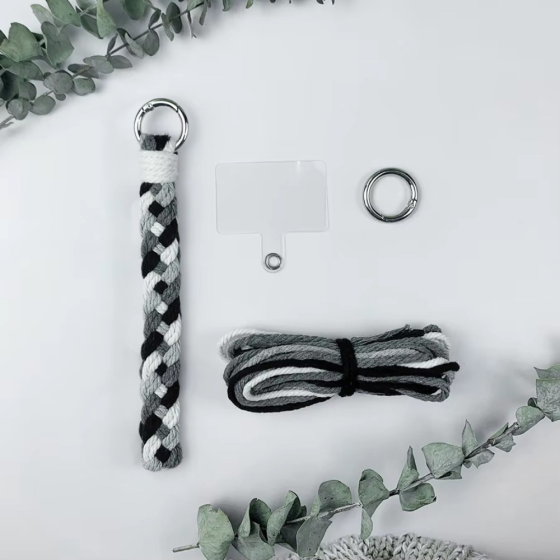 Набор макраме для вязания и плетения брелока 
