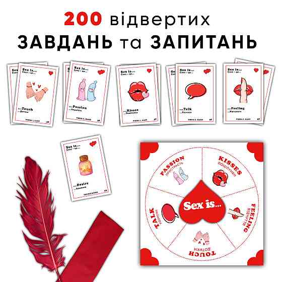 Настільна гра "Sex is..." (18+) Sex Aura Київ