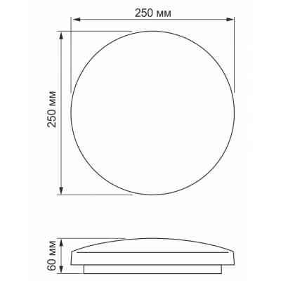 Светильник TITANUM LED 18W 5000K Кривые линии (TLCL-185CL) Винница