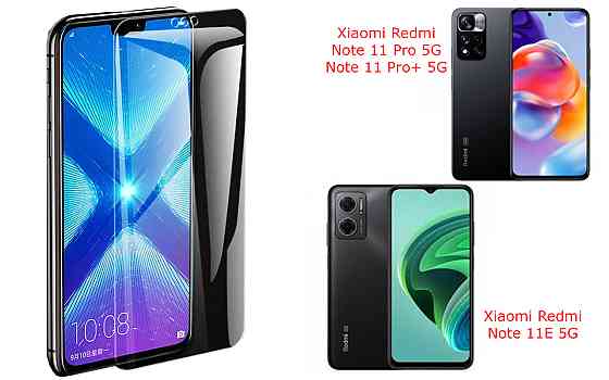 Защитное стекло NeoGlass для Xiaomi Redmi Note 11 Pro 5G, Note 11 Pro+ 5G, Note 11E 5G – ультрапрозрачное и Киев