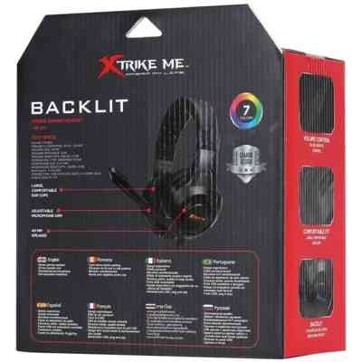 Навушники Xtrike ME HP-311 Rainbow Black (HP-311) Вінниця