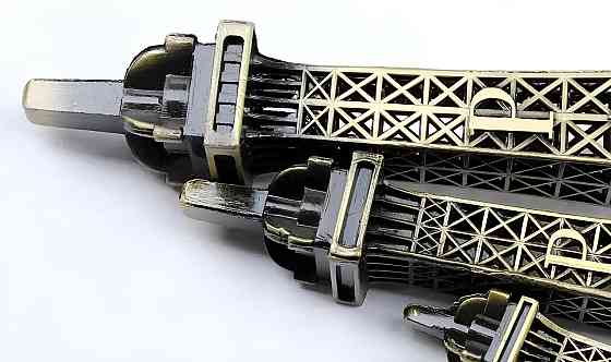 Статуэтка Эйфелева башня RESTEQ 38 см — винтажный металлический сувенир из Парижа Киев