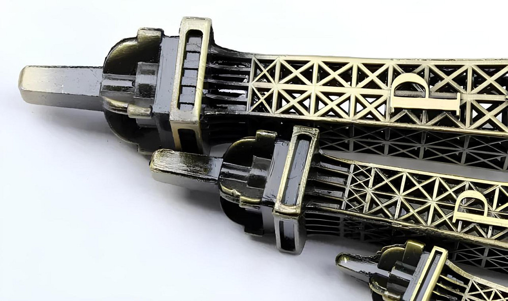 Статуэтка Эйфелева башня RESTEQ 38 см — винтажный металлический сувенир из Парижа Киев - изображение 4