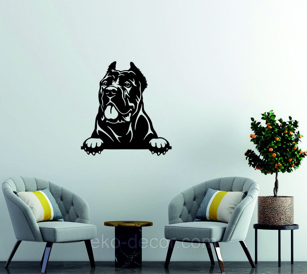 Декоративне настінне Панно «Кане-корсо», Декор на стіну Київ - фото 1