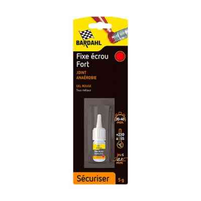 Герметик автомобільний BARDAHL FIXE ECROU FORT ROUGE BARDAHL 5г (49911) Вінниця
