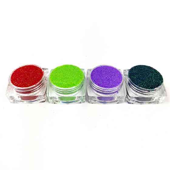 Набор глиттера для био-тату «Радужный №4» glitter-set-4x-4, 4 цвета Винница