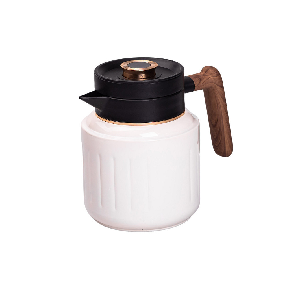 Чайник-термос с индикатором и заварником, 1 л, белый Киев - изображение 5