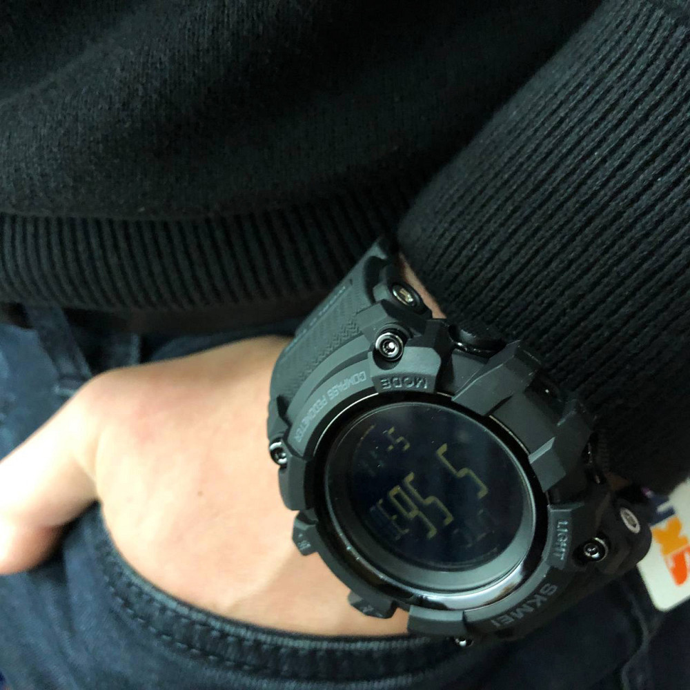 Водонепроникний годинник для риболовлі, Чоловічий водостійкий спортивний тактичний наручний годинник KN-73 Львів - фото 14