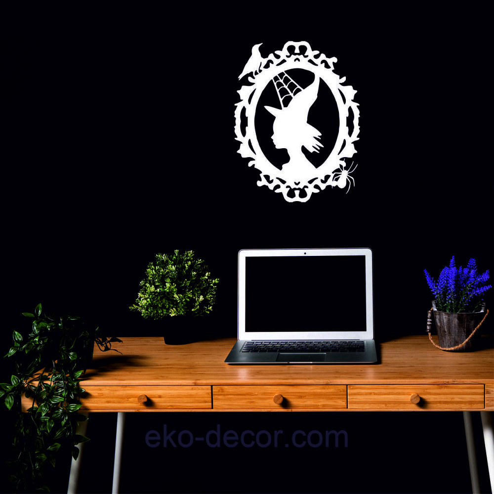 Декоративное настенное Панно «Ведьма», Декор на стену 110*86 см, Белый Киев - изображение 5