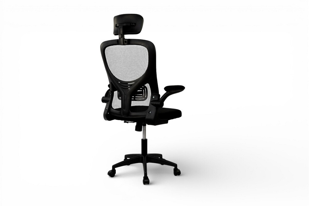 Стілець офісний Тонус, чорний/чорний Киев - изображение 4